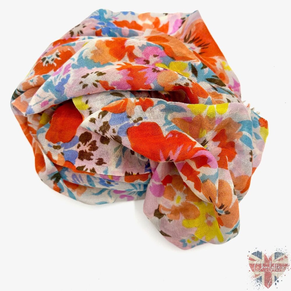 Bindya Silk Blend Scarf - 72" in length